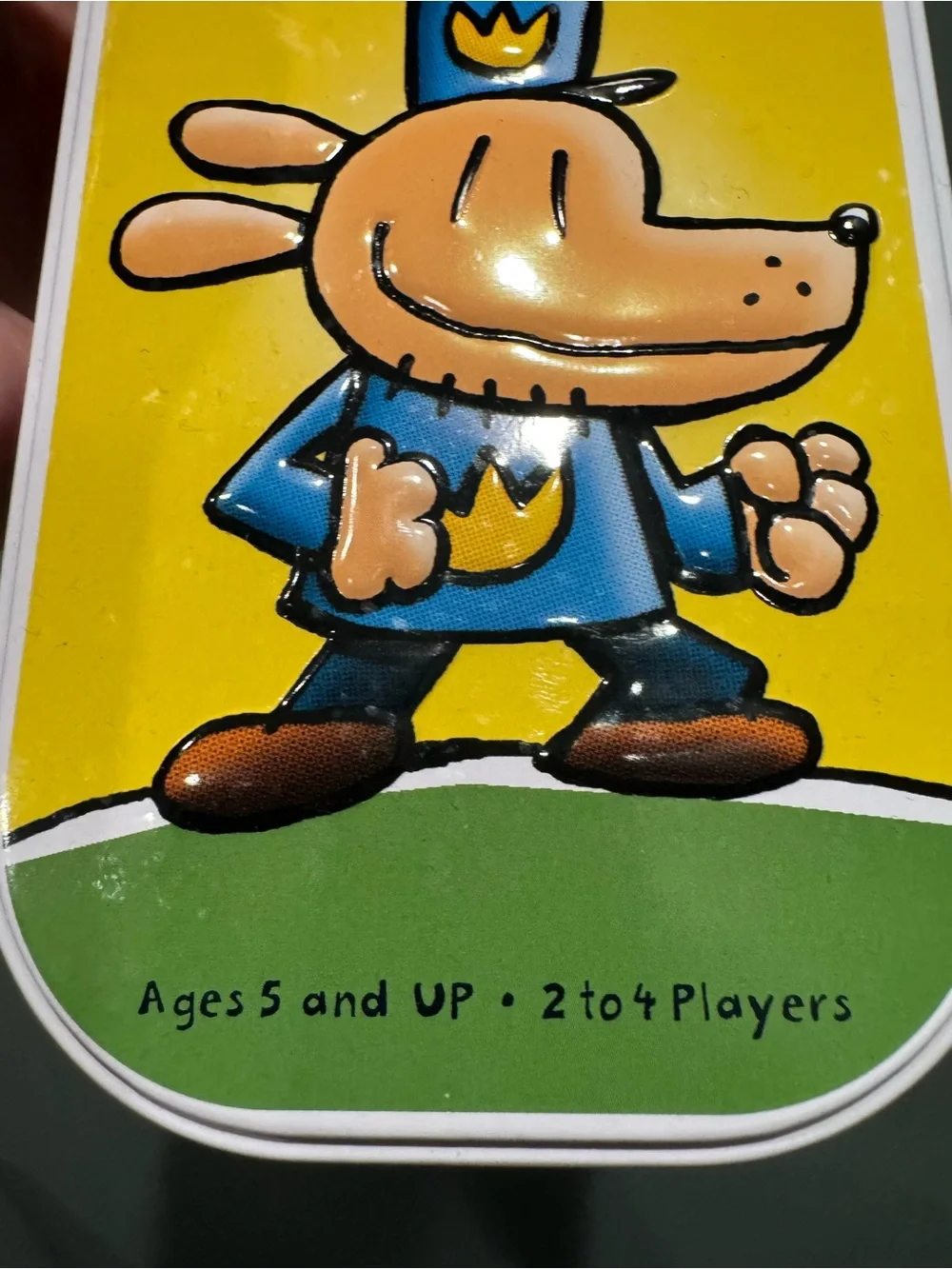 University Games Dog Man The Hot Dog Card Game - Yellow